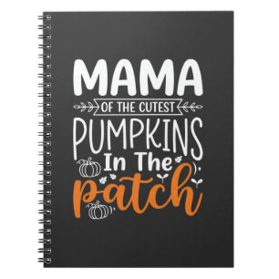 Carnet Conception de patch de citrouilles maman Halloween