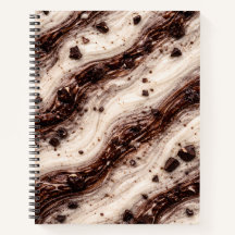 Conception de texture en marbre de Milkshake Cooki