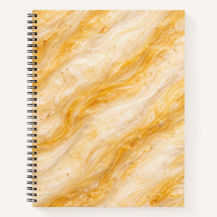 Carnet Conception de texture marbrée au milkshake de bana
