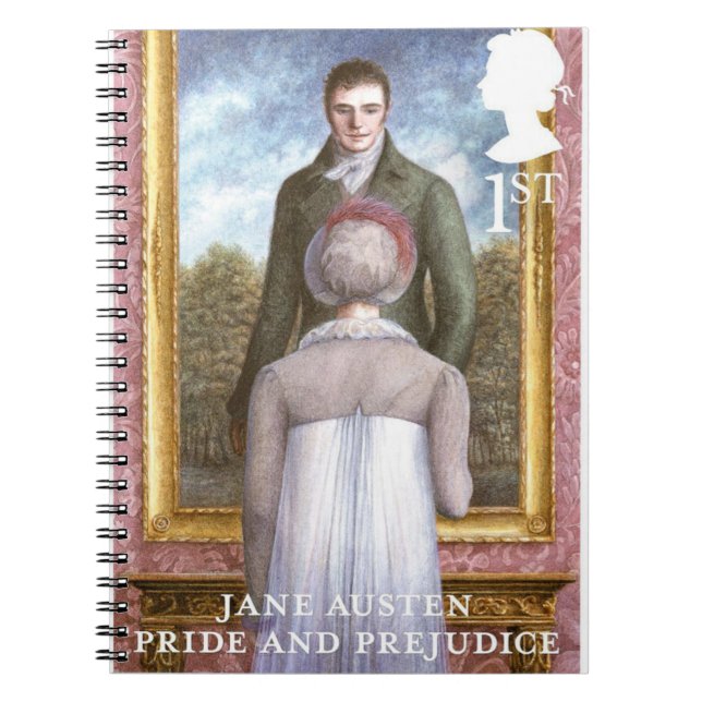 Carnet Conception de timbre Orgueil et Préjugés (Devant)