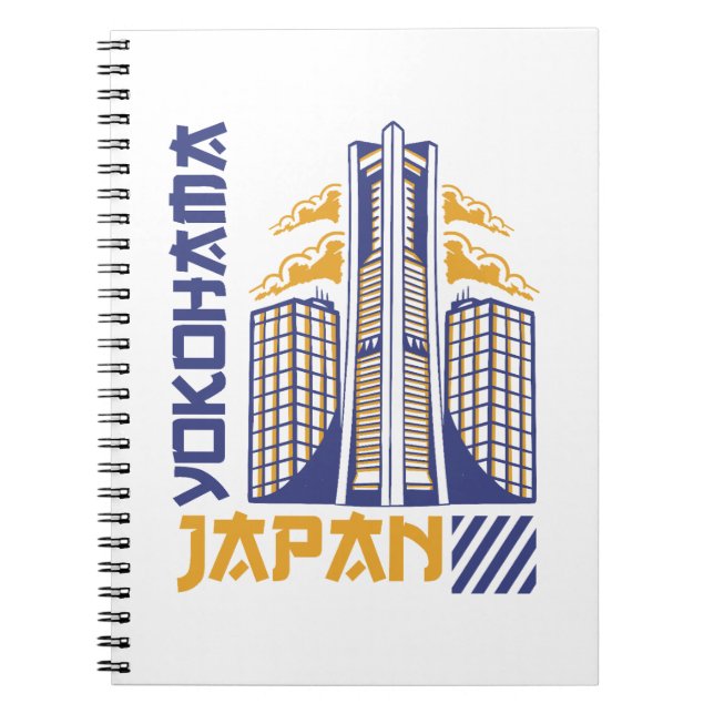 Carnet Conception de typographie de la skyline futuriste  (Devant)