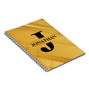 Carnet Conception de typographie de nom de lettre initial