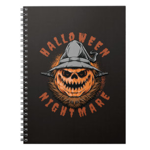 Carnet Conception d'épouvantail de citrouille d'Halloween