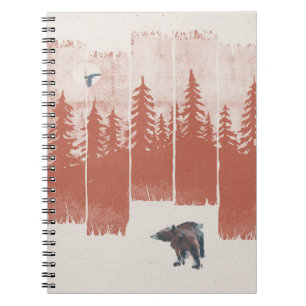 Carnet Conception Des Ours Dans La Faune   Cadeau animal