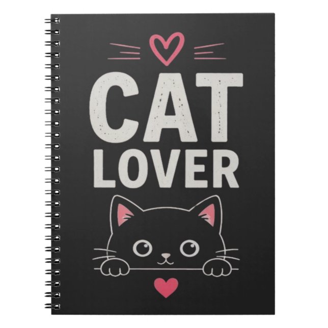 Carnet Conception d'illustration de chat minimal mignon a (Devant)
