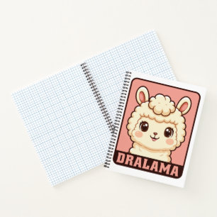 Carnet Conception d'illustration de lama mignon