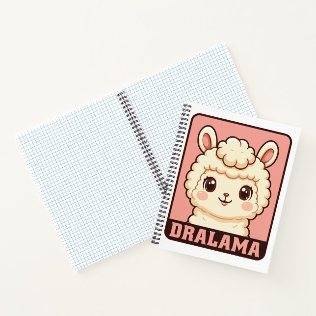 Carnet Conception d'illustration de lama mignon (Intérieur)
