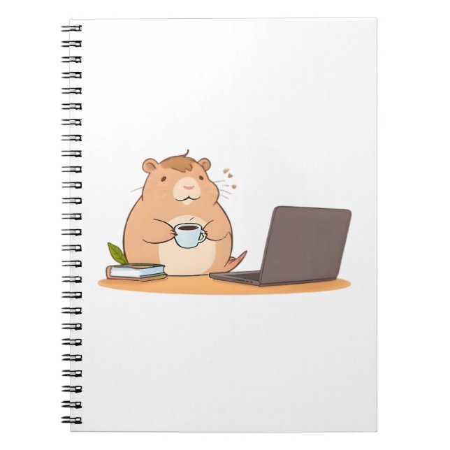 Carnet Conception d'ordinateur portable de codeur de capy (Devant)