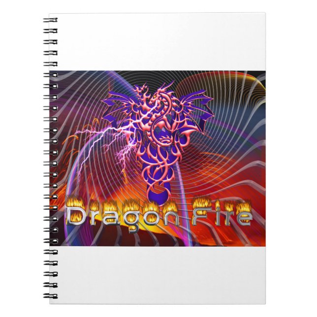 Carnet Conception époustouflante de feu de dragon (Devant)