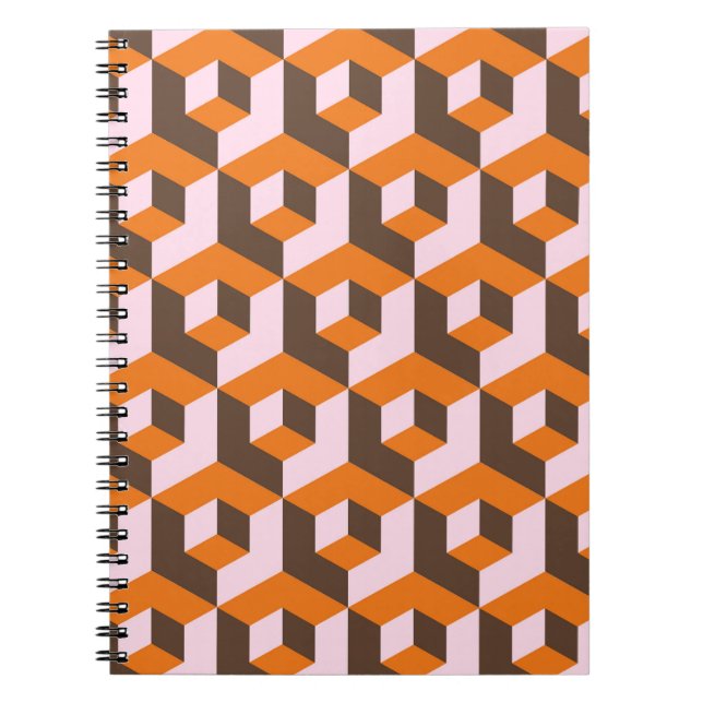 Carnet Conception géométrique Abstraite et transparente. (Devant)