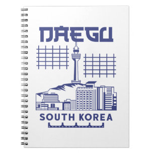 Carnet Conception graphique de la skyline moderne de Daeg