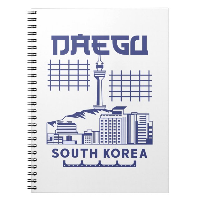 Carnet Conception graphique de la skyline moderne de Daeg (Devant)
