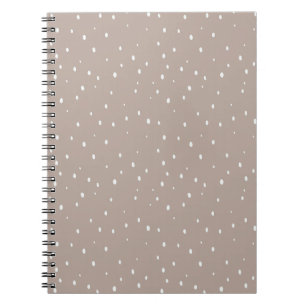 Carnet Conception minimaliste de points Polka dans les to