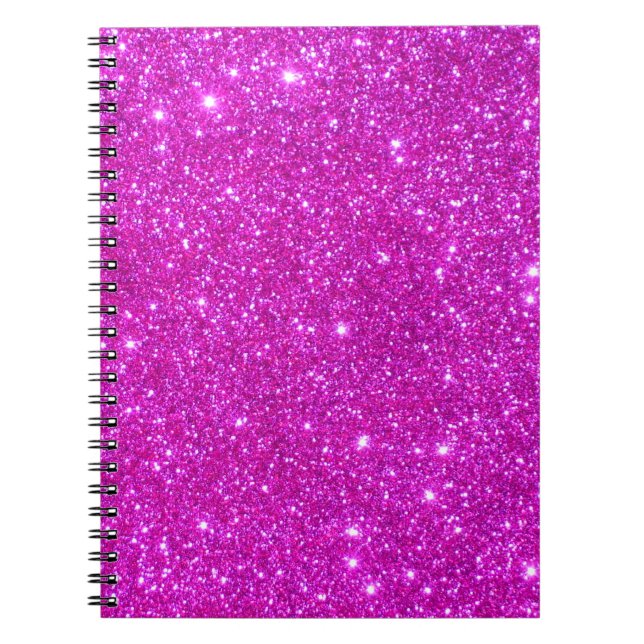 Carnet Conception personnalisable d'étincelle rose de (Devant)