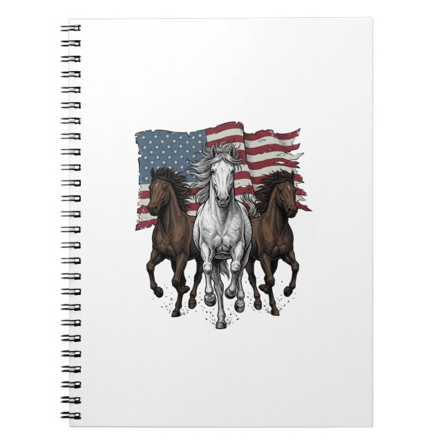 Carnet Conception vectorielle de chevaux de course patrio (Devant)