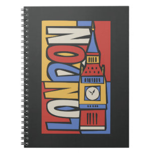 Carnet Conception vibrante de Londres, Angleterre  