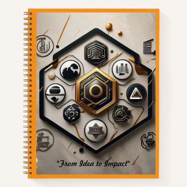 Carnet "Concepts visionnaires créatifs" (Devant)