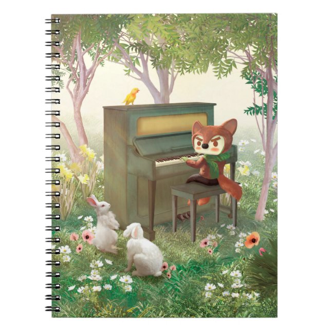 Carnet Concert de piano forestier (Devant)