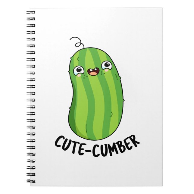 Carnet Concombre mou Funny Concombre Veggie Pun (Devant)