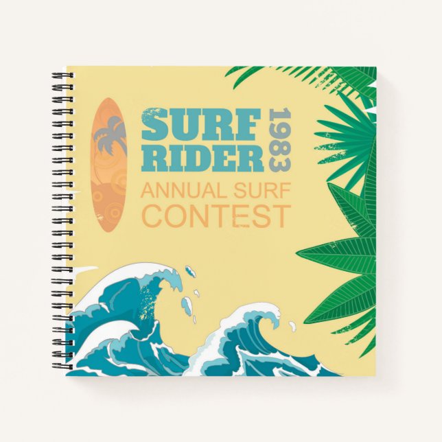 Carnet Concours de Surf surf Rider |1983 (Devant)