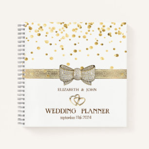 Carnet Confetti, Bow, Coeurs Planificateur nuptial person