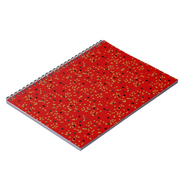 Carnet Confetti Red Graduation (Côté gauche)