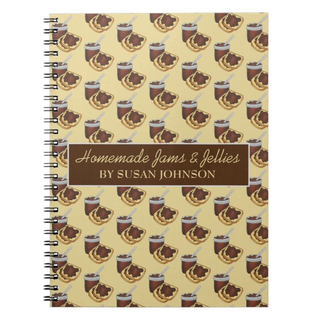 Carnet Confitures maison Jellies Pomme Beurre Marchandise (Devant)