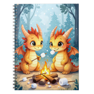 Carnet confortable de dragons de feu de camp