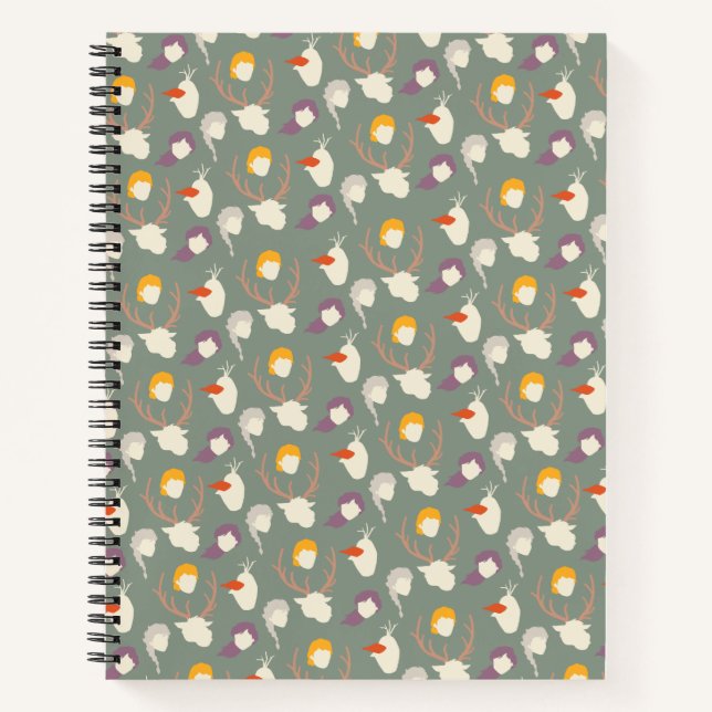 Carnet Congelé 2 | Caractère Motif coupe bois (Devant)