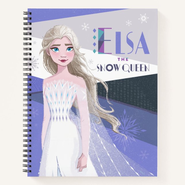Carnet Congelé 2 | Elsa la reine des neiges (Devant)
