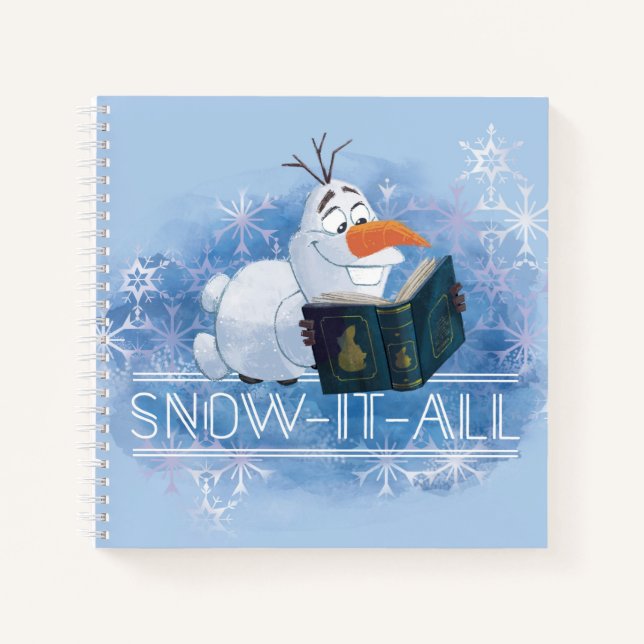 Carnet Congelé 2 : Olaf | La neige (Devant)