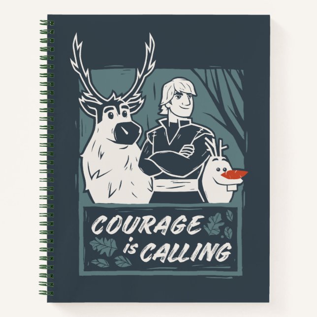 Carnet Congelé 2 : Sven, Kristoff & Olaf | Courage (Devant)