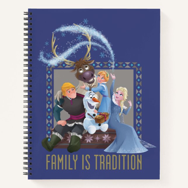 Carnet Congelé | La famille est la tradition (Devant)