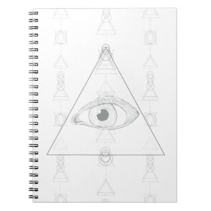 Carnet Connaissances secrètes oculaires cachées Esotériqu