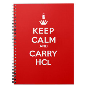 Carnet Conserver calme et transporter HCl