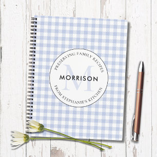 Carnet Conserver les recettes de famille Recette Monogram