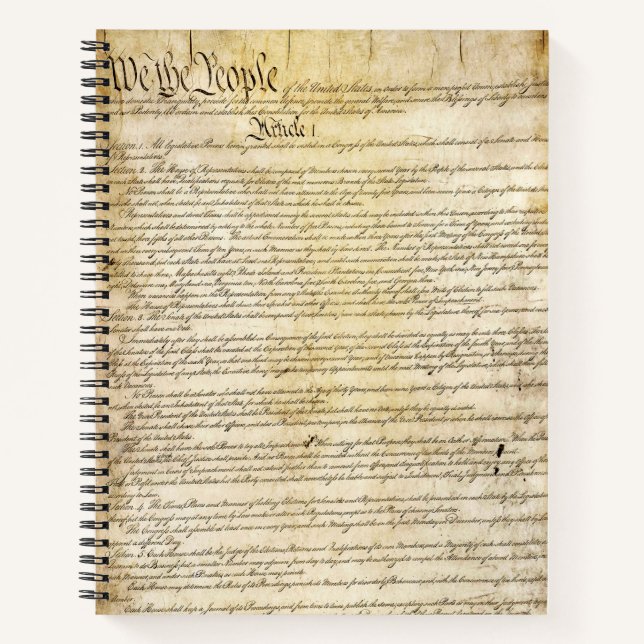 Carnet Constitution des États-Unis (Devant)
