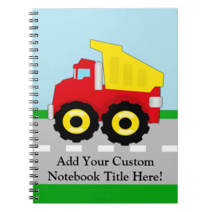 Carnet Construction Dumptruck d'enfants