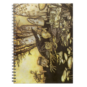 Carnet Conte de fées vintage, bande d'ouvriers par Rackha