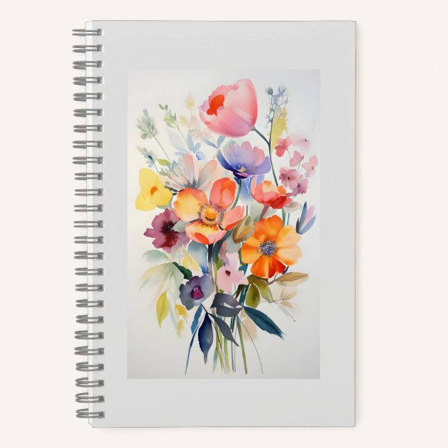 Carnet Contemporary Floral Wall Decor Art # 1 (Recto)