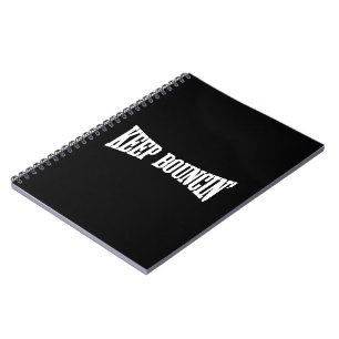 Carnet Continuez à rebondir.