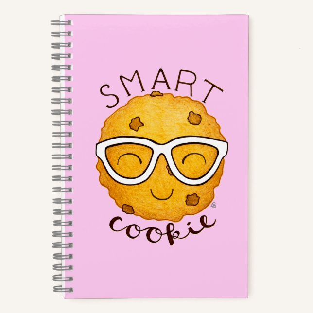 Carnet Cookie Intelligent, Cuisine Cookie Avec Lunettes D (Recto)