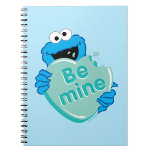 Carnet Cookie Monster "Be Mine" Valentine's Heart Candy