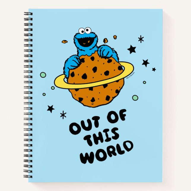 Carnet Cookie Monster | Hors de ce monde (Devant)