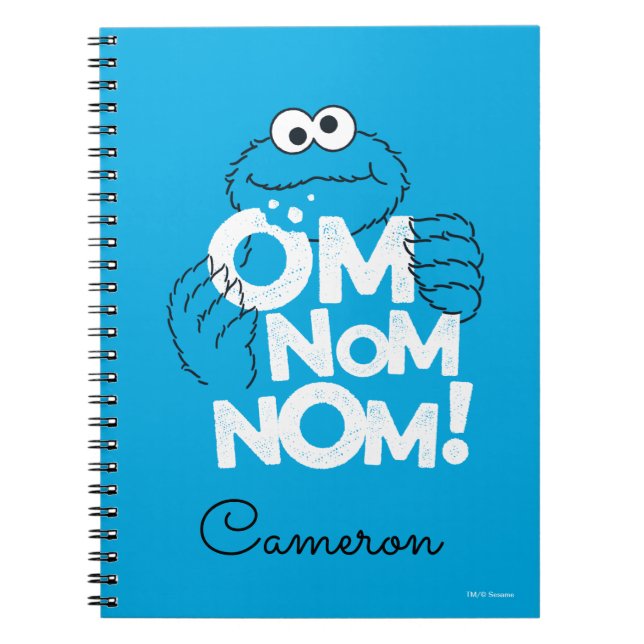 Carnet Cookie Monster | Om Nom Nom ! (Devant)