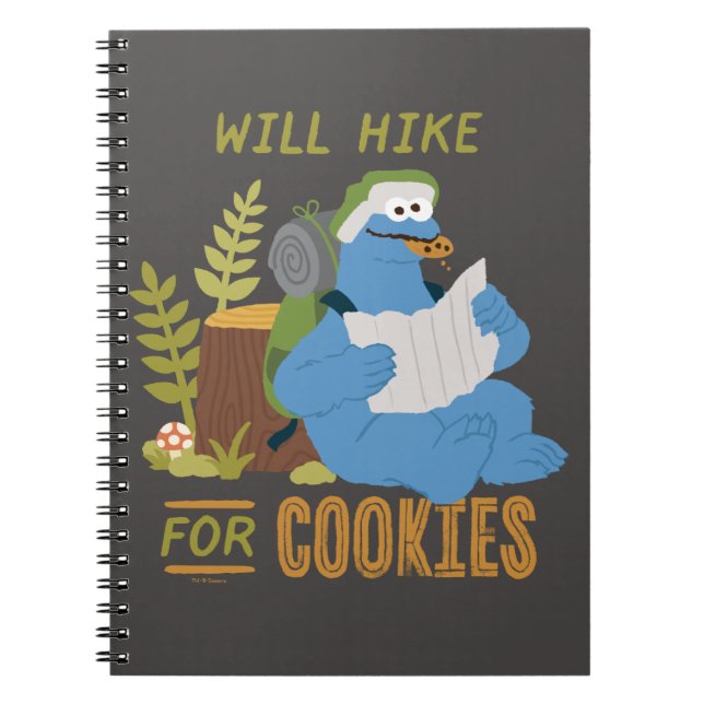 Carnet Cookie Monster | Randonnée Pour Les Cookies (Devant)