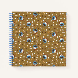 Carnet Cookie Monster S'mores Motif