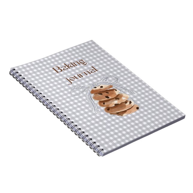 Carnet Cookie Recipe Notebook for Home Bakers. (Côté Droit)