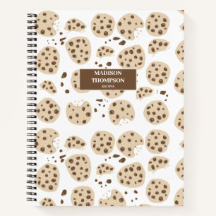 Carnet Cookies à Chip de Chocolat Recettes Motifs Cookboo