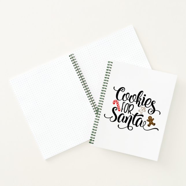 Carnet Cookies pour Père Noël Fun Christmas (Intérieur)